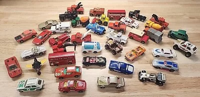 Vintage Lot Of 40 Lesney Matchbox Cars Made In England - 1970s & 80s • $39.99