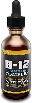 Vitamin B12 Sublingual Drops. Methylcobalamin Liquid Dietary Supplement For Cons • $12.95