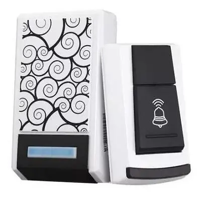 £8.89 • Buy Wireless Door Bell Doorbell Digital Cordless Portable 36 Chime 100m Range Home