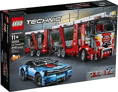 Lego Technic 42098 2 IN 1 CAR TRANSPORTER Truck Show Cars Trailer New Sealed • $427.49