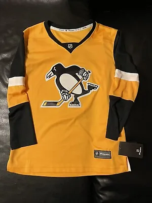 $49.99 • Buy Pittsburgh Penguins Fanatics Yellow Alternate Breakaway Jersey Womens Sz Medium