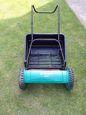 £19.99 • Buy Bosch Cylinder Mower With Roller Hand Push Mower 38cm Cutting Width