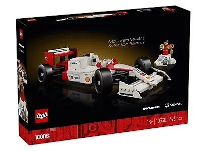 LEGO ICONS 10330 McLaren MP4/4 Ayrton Senna  BRAND NEW SEALED • $100