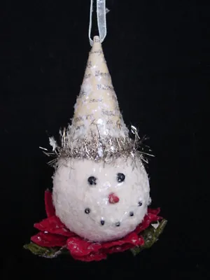 $9.95 • Buy Party Hat Snowman Ornament Ragon House ~ NEW Poinsettia 8381 Snowmen