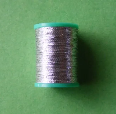 100m Metallic Whipping Wrapping Thread - Fishing Rod Building Repair Gold Silver • £4.99