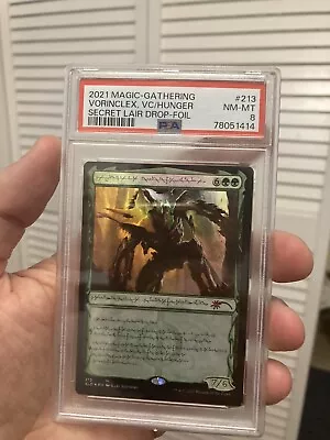 Foil Vorinclex Voice Of Hunger MtG Secret Lair Drop Phyrexian 213 PSA 9 • $79