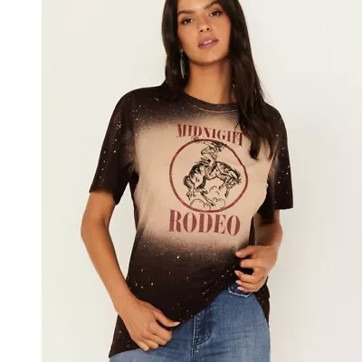 Idyllwind Fueled By Miranda Lambert Midnight Rodeo Brown Short Sleeve Tshirt Sm • $20