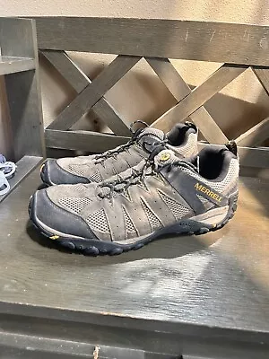Merrell Accentor 2 Ventilator Grey Black Gold Hiking Shoe Mens Size 13 • $20