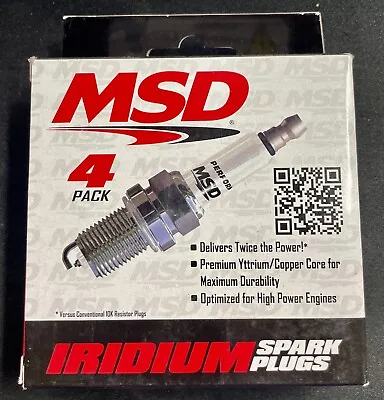New MSD Ignition 37164 Spark Plug  4-Pack  (3IR6) • $22.98