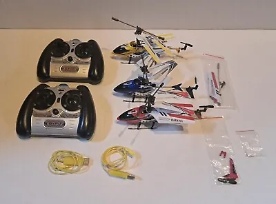 SYMA S107 Lot RC Mini Helicopters And Parts Syma S107 Micro Controllers Cable • $17.50