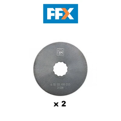 £43.53 • Buy FEIN 63502102016 Supercut 63mm HSS Saw Blade X 2