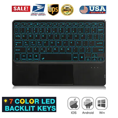 Bluetooth Keyboard Backlit With Trackpad For Microsoft Surface Pro 7/6/5/4/3 • $20.59