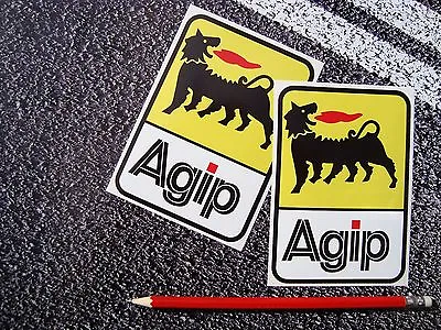 AGIP Stickers F1 MOTO GP Superbikes LE MANS Classic Car ALFA ROMEO / FERRARI • £2.92