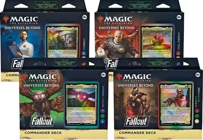 Magic: The Gathering Commander Deck - Set Of 4 • $146.50