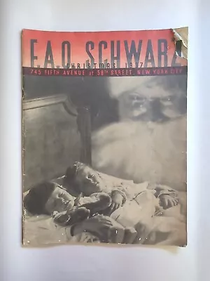 Vintage Original FAO Schwarz Christmas 1937 Toy Catalog • $225