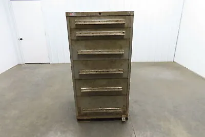 Lyon MSS II Tool Cabinet 6 Drawers 30 X 29 X 59  Lista Stanley Vidmar Type Rust • $599.99