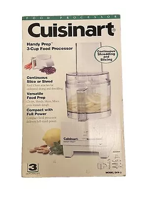 New In Box Cuisinart DFP-3 Handy Prep 3-Cup Food Processor • $155.95