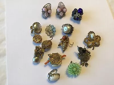 Vintage Lot Of Miriam Haskell Earrings & More • £16.07