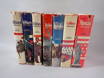 John Jakes Kent Chronicles 7 Book Set Lot PLEASE READ Missing Book 2 • $39.99