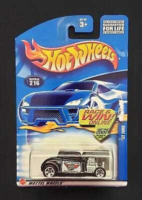 Hot Wheels '32 Ford Coupe #216 ** VINTAGE 2001 ** ALL METAL ** 5SP WHEELS ** • $7.50