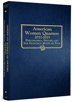 Whitman Coin Album 4989 American Women Quarter 2022-2025 PDS Mint  Book  25 Cent • $21.25