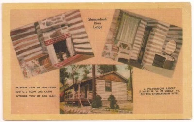 $9.95 • Buy Postcard VA Shenandoah River Lodge, Luray, Page County, Virginia To Brooklyn, NY