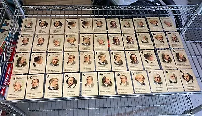 Vintage Authors Card Game Complete 44 Card Set Early Edition Good Condition • $14.99