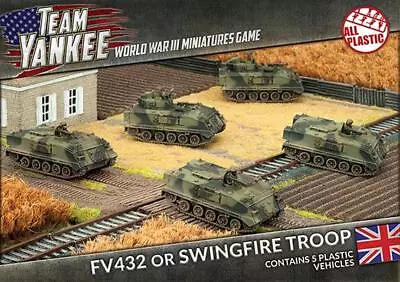 FV432 Or Swingfire Troop British WWIII X5 Tanks Team Yankee • $45