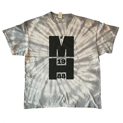Miami Heat T Shirt Adult  XL Gray Tie Dye NBA Team Fan Apparel Basketball Used • $4.12