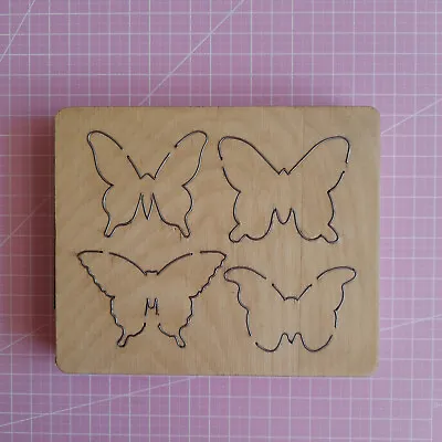 £8 • Buy Wooden Die - 4 Different Butterflies Used