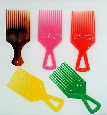 PROFESSIONAL PLASTIC AFRO HAIR COMB STYLING/UNTANGLING Hair African Hair UK SLR • £1.89