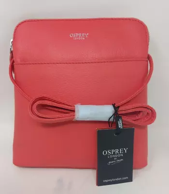 £38 • Buy Osprey London Iris Crossbody Bag Guava 