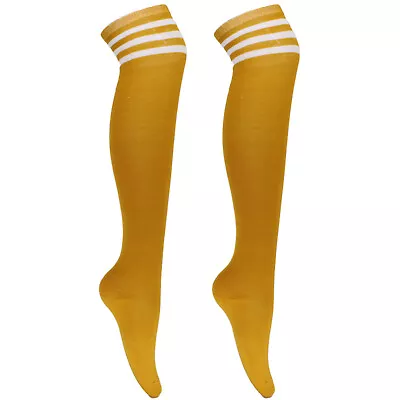 Cheerleader Socks Stripe Socks For Pub Golf Sport Fancy Dress Runnign Man • £7.99