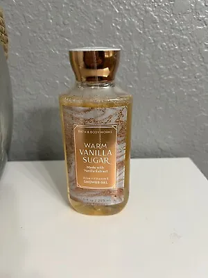 Bath And Body Works WARM VANILLA SUGAR Shower Gel 10 Fl Oz / 295mL *NEW* Sealed • £9.24