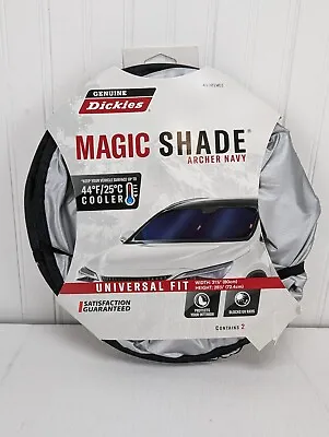 Genuine Dickies Magic Shade Archer Navy Universal Fit Car Window Shade New • $8.39