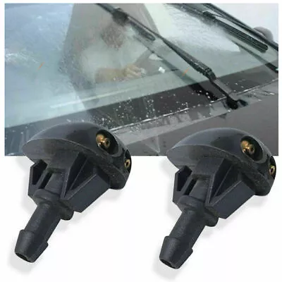 2x Car Window Windscreen Wiper Water Spray Nozzle Jet Washer Sprayer Universal • $3.95