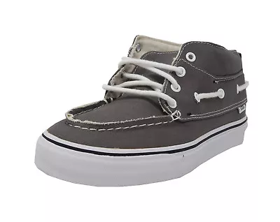 VANS Chukka Del Barco Pewter Gray White Lace Up Fashion Sneaker Casual Men Shoes • $35