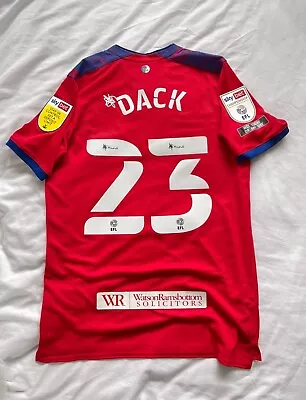Blackburn Rovers Match Issued / Worn Shirt Dack 2020/21 • £100