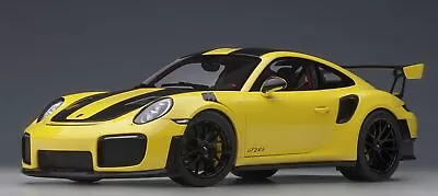 Porsche 911 (991.2) GT2 RS Yellow In 1:18 Scale By AUTOart By AUTOart • $175.33