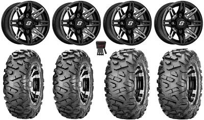 Sedona Rukus 14  Wheels Black +30mm 26  BigHorn Tires Textron Wildcat XX • $1636.24