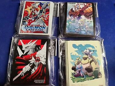 Bandai Digimon Card Game Sleeves - Bundle Of 4 V2 - [TCG CCG] [PKMN MTG] • $34.99