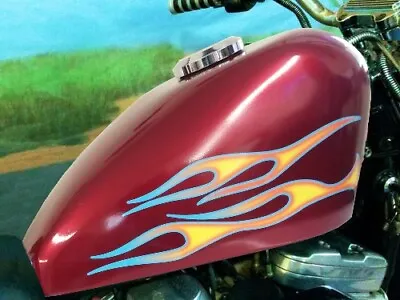 Flame Decals - Old School 8pc Kit - Pick Colors - For Harley Davidson Gas Tank • $42.66