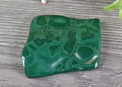 Polished Malachite From Congo 6.3 Cm # 18390 • $12.95