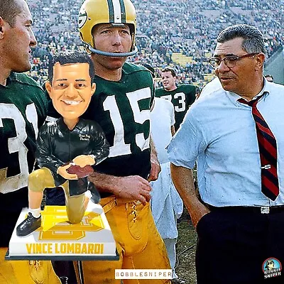 COACH VINCE LOMBARDI Green Bay Packers Special Edition  Kneeling  NFL Bobblehead • $94