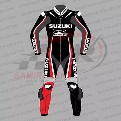 Suzuki Rgsx Cowhide Leather 1.3mm Motorbike Motorcycle Leather Race Racing Suit • $299.99