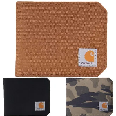 $25.49 • Buy Carhartt Wallet Men's Nylon Duck Bifold Wallet W/ RFID Blocking