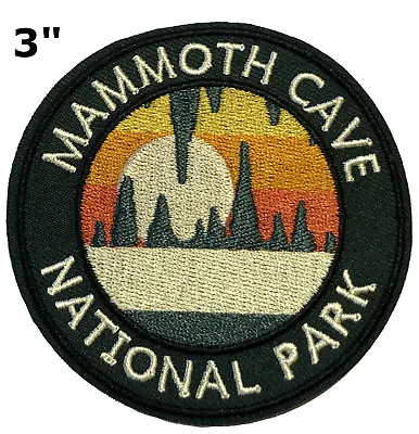 Mammoth Cave Patch National Park Souvenir Embroidered Iron-On Applique Nature • $5.87