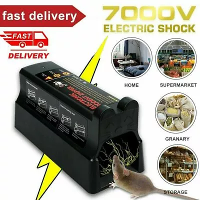 £27.59 • Buy Electronic Rat Trap Mice Rat Killer Pest Rodent Control Electric Zapper Powerful