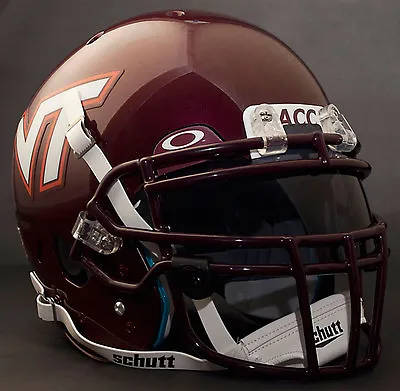 *CUSTOM* VIRGINIA TECH HOKIES NCAA Schutt XP Authentic GAMEDAY Football Helmet • $379.99