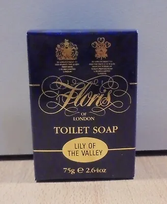 FLORIS LILY OF THE VALLEY VTG TOILET SOAP BAR 75gr • £14.47